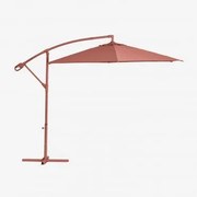 Parasol 295 Cm In Stof En Staal Salina Terracota - Sklum