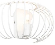 Design wandlamp wit 39 cm - Johanna