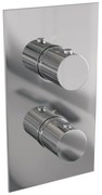 Brauer Stripe 3-weg inbouwthermostaat chroom