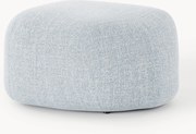 Ovale bouclé poef Wolke