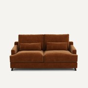 Slaapbank in chenille fluweel, Alwine