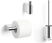 ZACK Atore toilet accessoiresset 3-in-1 glans RVS