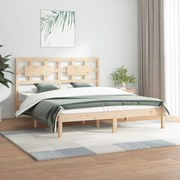 vidaXL Bedframe massief grenenhout 120x200 cm