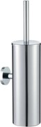 Plieger Vigo toiletborstel met deksel chroom