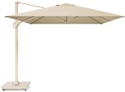 Platinum Challenger zweefparasol 4x3m T2 premium (excl. voet) sand frame/champagne