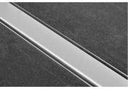 Easy Drain Compact 50 zero douchegoot enkele plaat met zijuitloop 6x50cm RVS edcomz500-50