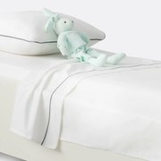 Plat laken in effen katoen, voor baby