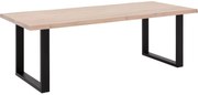 Goossens Eettafel Blade, Boomstamblad 240 x 100 cm 5 cm dik