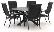 + 10% kassakorting | Diningset Bellagio | 5 personen sintered stone | Tuinset stapelbaar | 6-delig | Kees Smit Tuinmeubelen