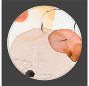Goossens Schilderij Organic Shape, 30 x 30 cm