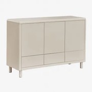 Michigan Stalen Dressoir Tapioca Beige - Sklum