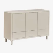 Michigan Stalen Dressoir Tapioca Beige - Sklum