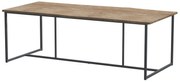 4 Seasons Outdoor Quatro tafel antraciet met Robusto teak blad 220 cm SALE  Tuintafel    houtkleur weerbestendig