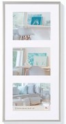 Walther Design Fotolijst New Lifestyle 3x 15x20 cm zilverkleurig