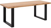 Goossens Eettafel Blade, Boomstamblad 180 x 90 cm 5 cm dik