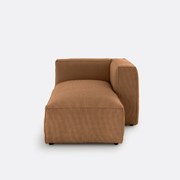 Omvormbare longchair geribd fluweel, Seven