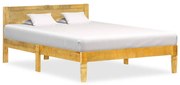 vidaXL Bedframe massief mangohout 120 cm