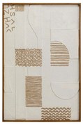 Kare Design Sandy Geometric Japandi Schilderij Beige