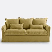 Bank 2-, 3-, 4- of 5-zits, in kreukellinnen, Odna