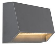 Moderne buitenwandlamp donkergrijs incl. LED IP65 - Sandstone 2