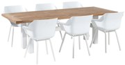 Hartman tuinset - Heron tuintafel 240 cm. wit + Sophie Element wit