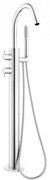 Crosswater Kai Lever staande badkraan thermostatisch 97.7cm met handdouche chroom KL418TFC