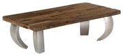 vidaXL Salontafel Opium 110x60x35 cm gerecycled hout en staal