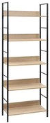 vidaXL Boekenkast 5 schappen 60x27,6x158,5 cm spaanplaat eikenkleurig