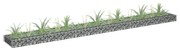 vidaXL Gabion plantenbak verhoogd 270x30x10 cm gegalvaniseerd staal