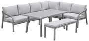 Garden Impressions Tarera lounge dining set 6-delig - taupe