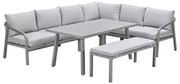 Garden Impressions Tarera lounge dining set 6-delig - taupe