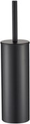 Plieger Vigo vrijstaande toiletborstel met deksel mat zwart