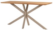 Prado bartafel 200x70xH105 cm aluminium teak latte Taste 4SO