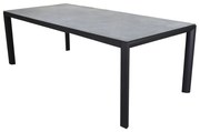 Angora dining tuintafel 220x100xH74 cm antraciet