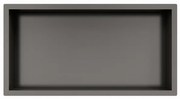 Fortifura Galeria Inbouwnis - 30x60x10cm - Geborsteld Gunmetal PVD