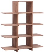 vidaXL Boekenkast 100x30x120 cm massief teakhout