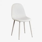 Gestoffeerde Eetkamerstoel Glamm Grijs – Taupe – Koel & Corduroy Beige – Linnen & Pana - Sklum