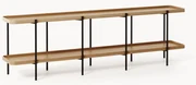 Lage houten wandkast Renee HELL 2