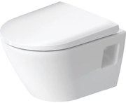 Duravit D-Neo wandtoilet zonder zitting 37x48x40cm Wit Hoogglans 25870900001