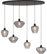 Goossens Hanglamp Dijon, Hanglamp met 6 lichtpunten