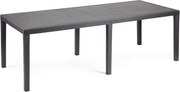 Pro-Garden tuintafel'Queen'220x90x72cm - Antraciet