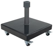 Platinum verrijdbare parasolvoet Rome 40 kg - Black Polished