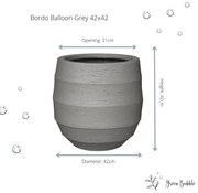Pot Bordo Balloon Clay