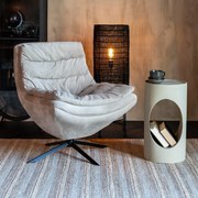 Dutchbone Vince Ribstof Fauteuil Beige