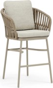 Barstoel Rope Taupe-naturel-bruin Coco Elara