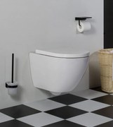 Saniclear Jama compact randloos hangend toilet met dikke softclose zitting