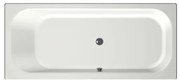 Xenz Aruba ligbad - 170x75cm - met overloop - zonder afvoer - Acryl Edelweiss mat 6801-03