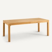 Tafel in massief eik met verlengstukken Théadora