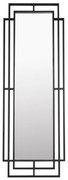Dutchbone Ramsey Art Deco Spiegel Zwart Metaal - 60x170cm