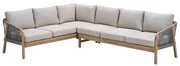 Garden Impressions Alora lounge dining set 2-delig links - grey sand